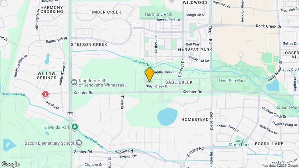 2608 Brush Creek Dr Map and Location Details