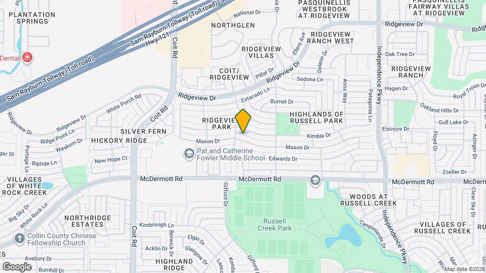 3549 Mason Dr Map and Location Details