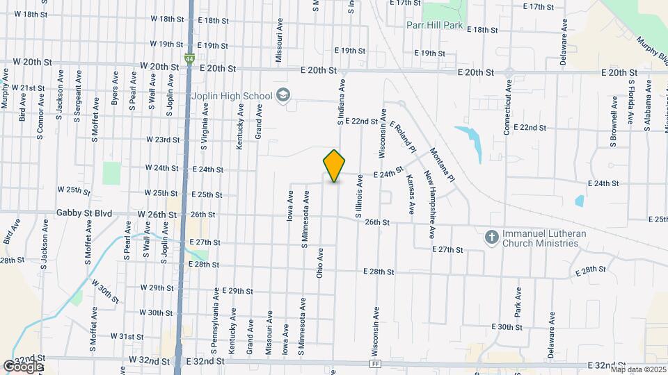 2416 S Indiana Ave Map and Location Details