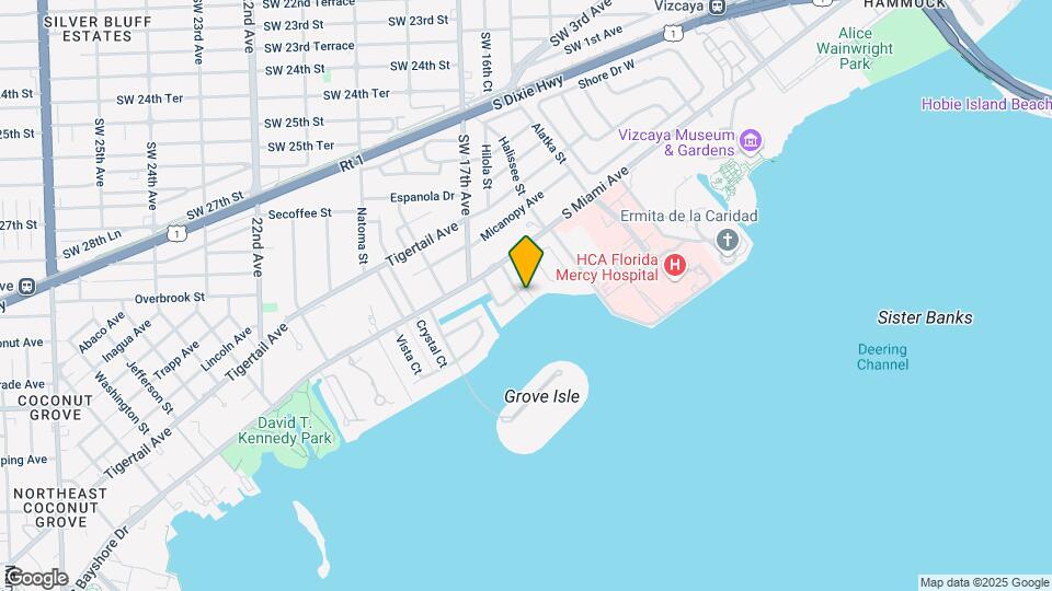 1600 S Bayshore Ln Mapa y Detalles de la Ubicación