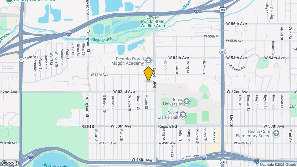 5250 Meade St Map and Location Details
