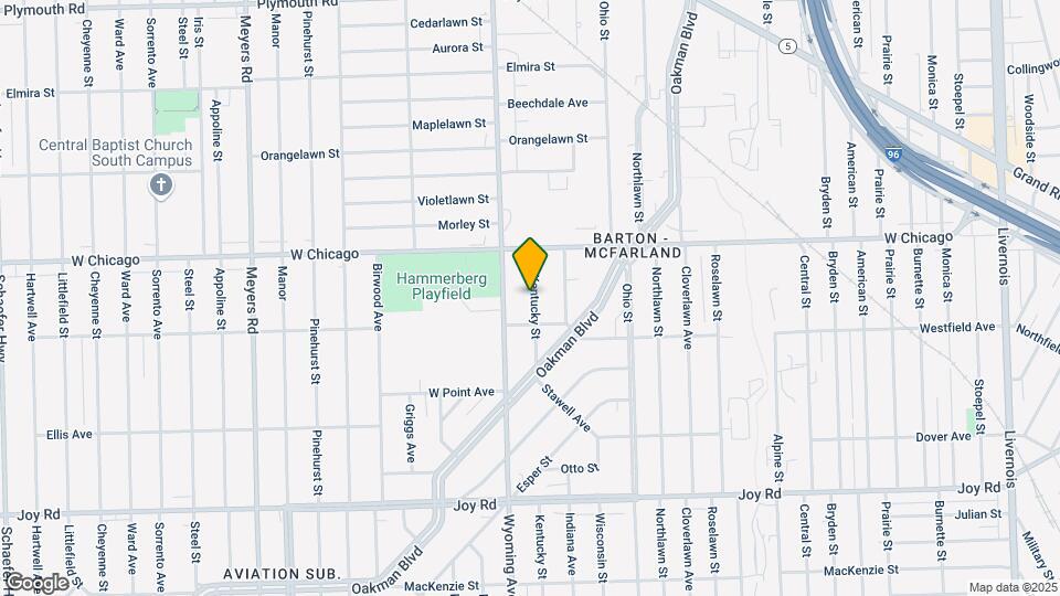 9353 Kentucky St Map and Location Details