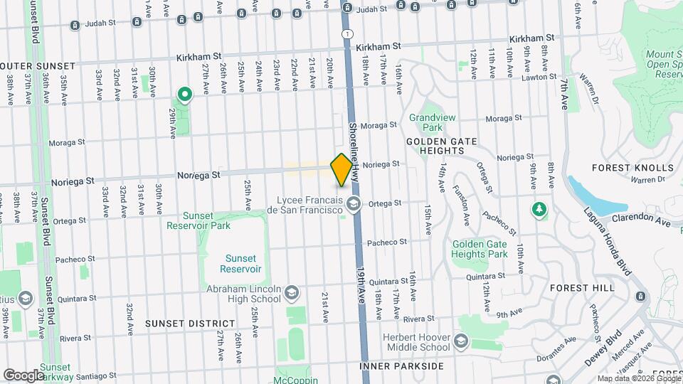 1862 20th Ave Map and Location Details