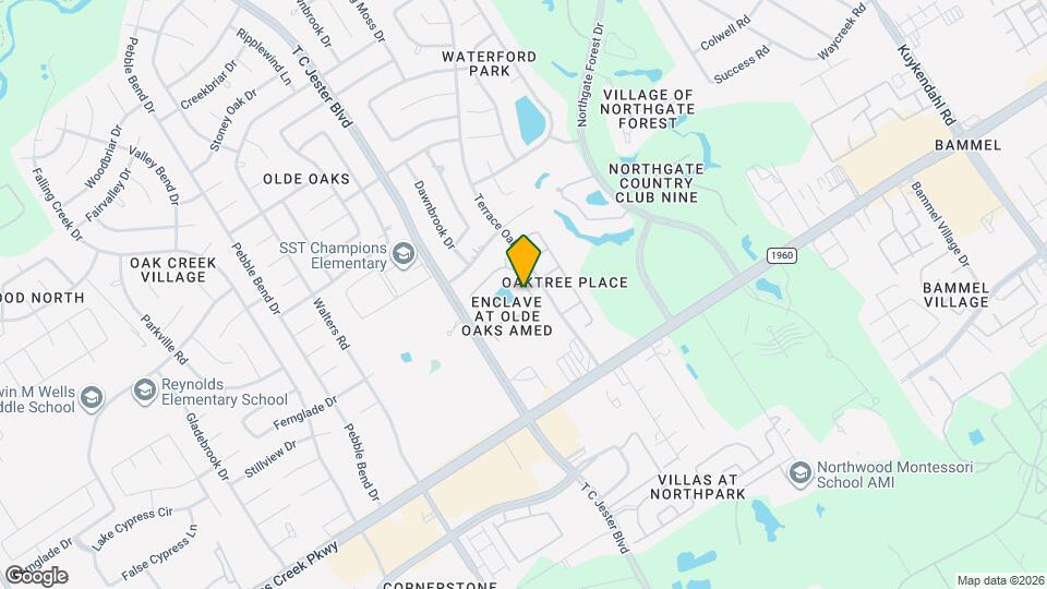 14819 Olde Manor Ln Mapa y Detalles de la Ubicación