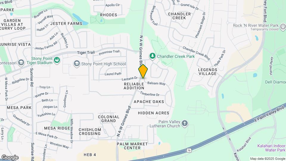 2012 Balsam Way Map and Location Details