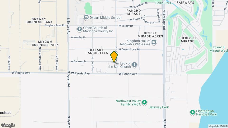 10770 N 127th Ave Map and Location Details