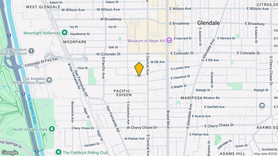 328 W Lomita Ave Map and Location Details