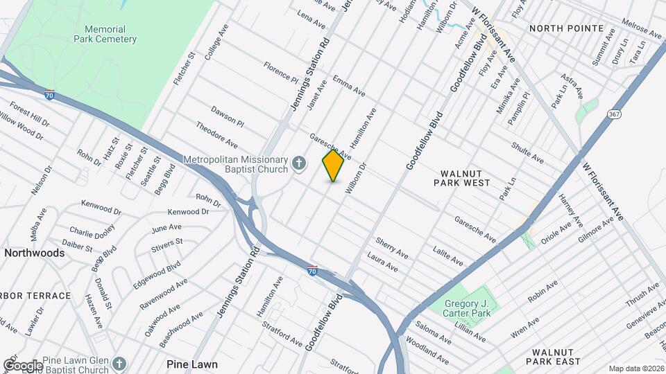 5312 Hamilton Ave Map and Location Details