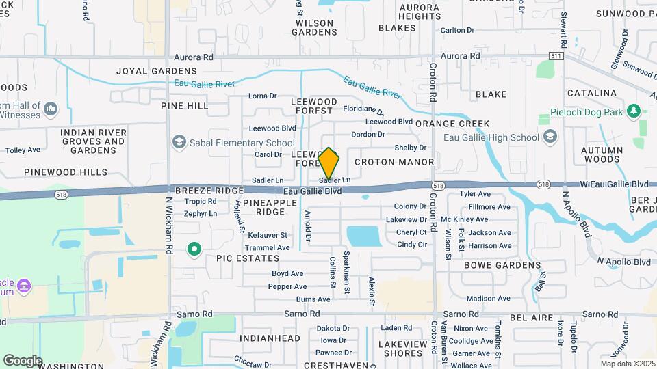 2415 Sadler Ln Map and Location Details