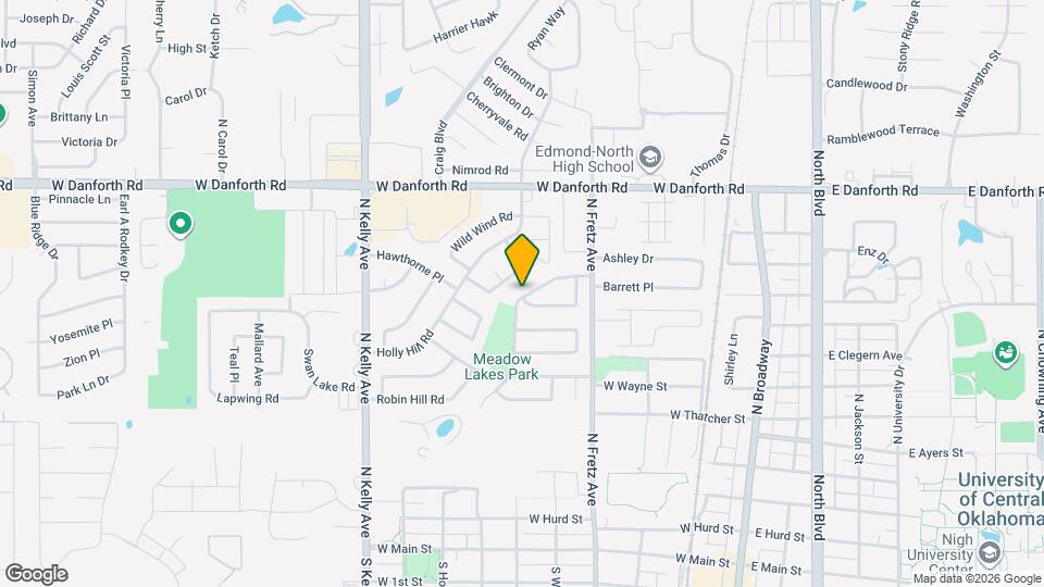 421 Meadow Lake Dr Map and Location Details