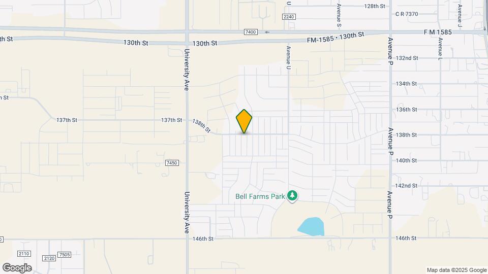 13801 Avenue W Map and Location Details