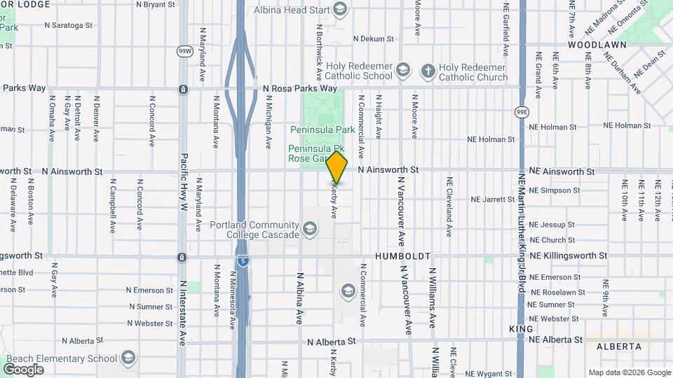 561 N Simpson St Mapa y Detalles de la Ubicación