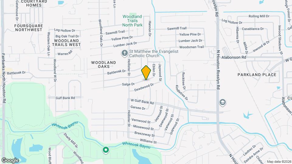 7607 Salge Dr Map and Location Details