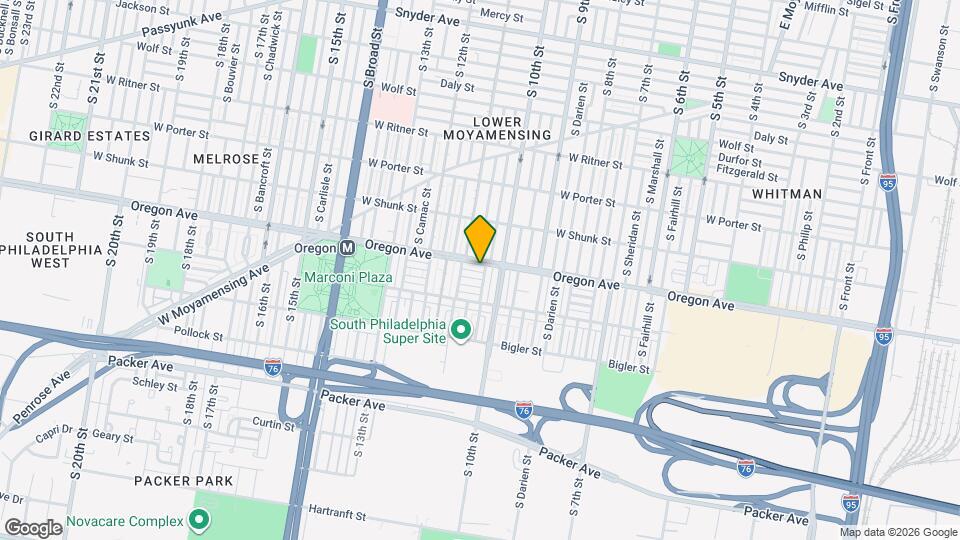 1004 Oregon Ave Map and Location Details