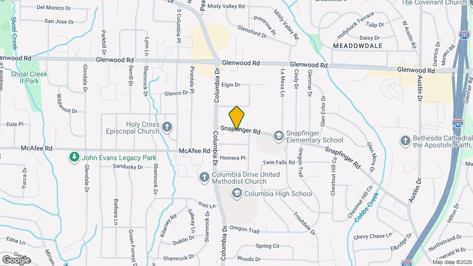 1315 Snapfinger Rd Map and Location Details
