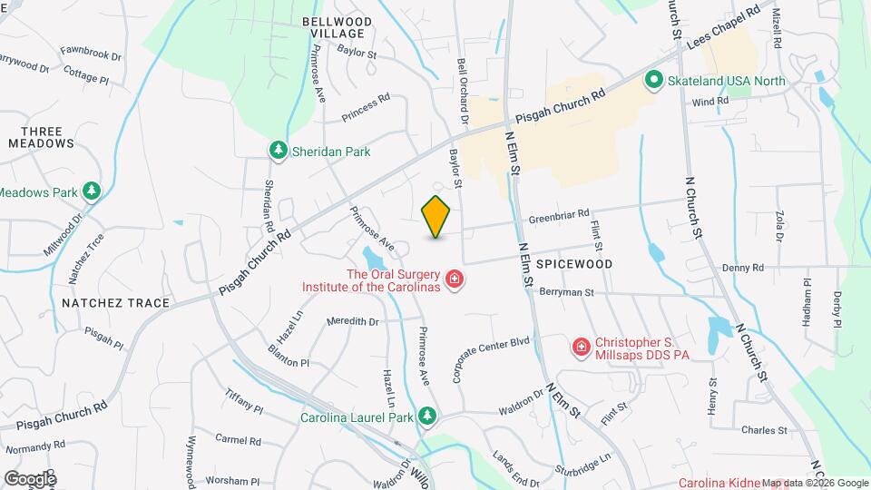 3805 Baylor St Map and Location Details