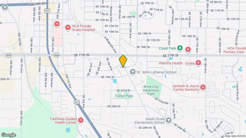 1828 SE Lake Weir Ave Map and Location Details