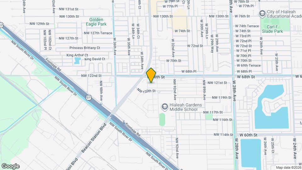 9362 NW 121st St Map and Location Details