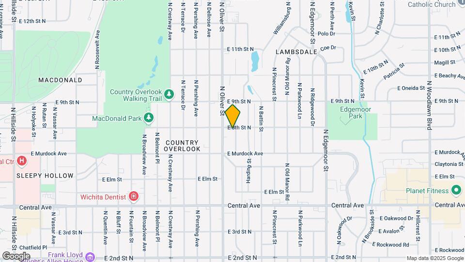 857 N Glendale Ave Map and Location Details