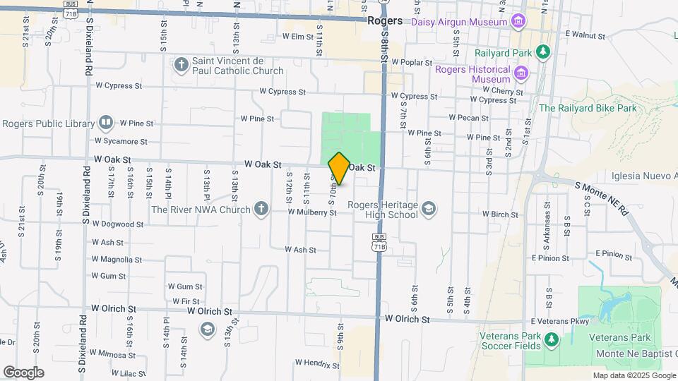 913 S 10th St Map and Location Details