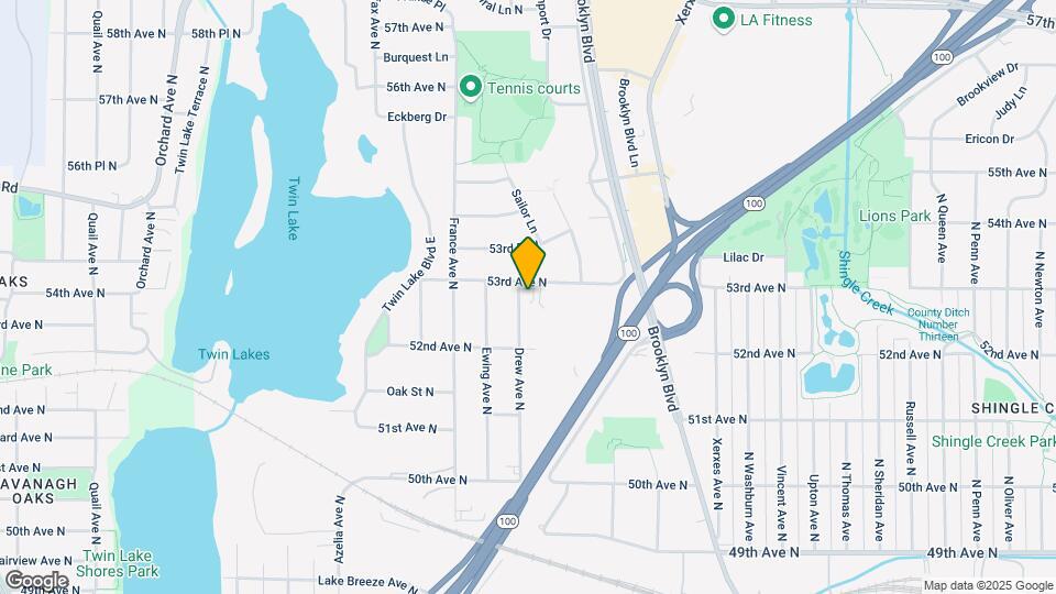 5240 Drew Ave N Mapa y Detalles de la Ubicación