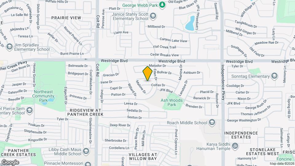 10620 Colfax Dr Map and Location Details