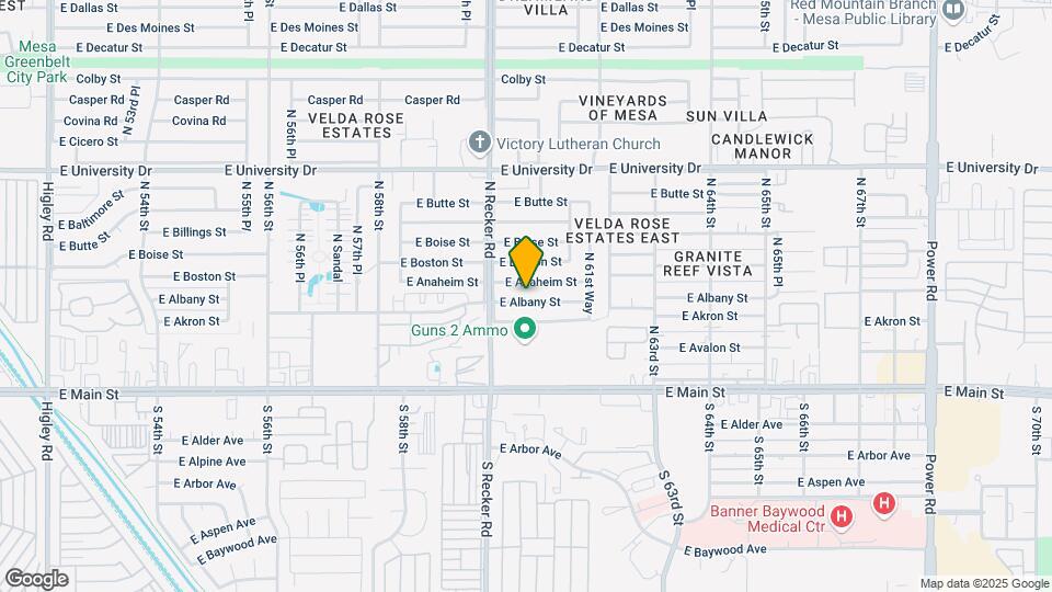 6046-6048 E Albany St Map and Location Details