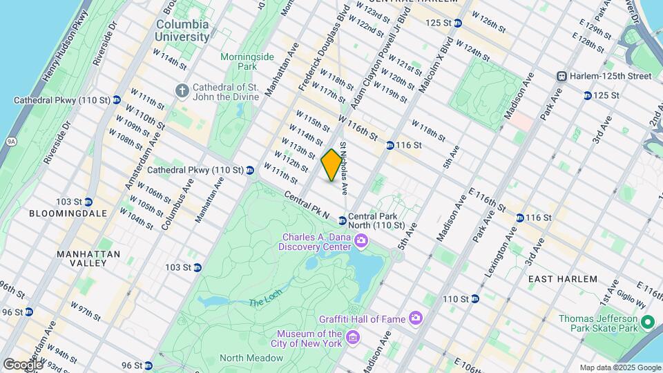 126 W 112th St-Unit -5-B Map and Location Details