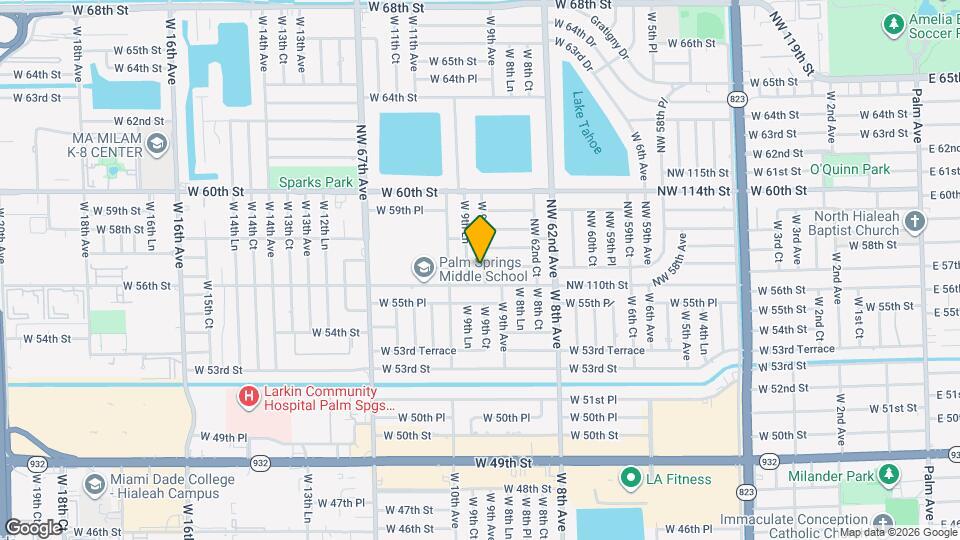 5660 W 9th Ct Map and Location Details