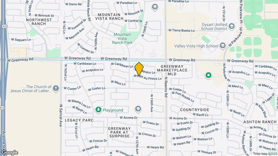 15655 W Port Au Prince Ln Map and Location Details