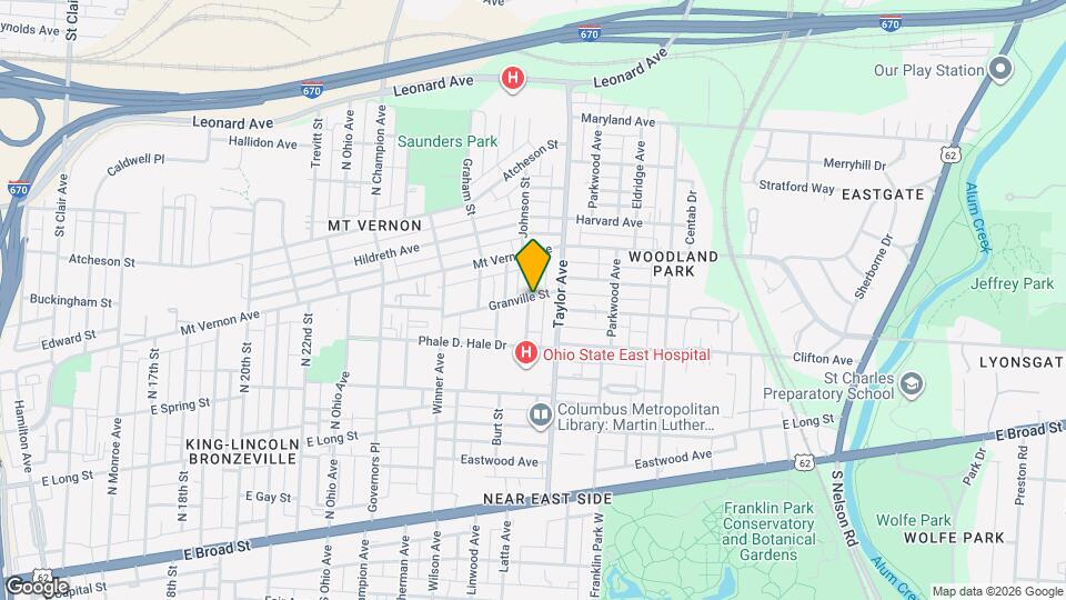 1487 Granville St Map and Location Details