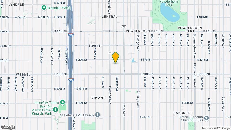 3718 Oakland Ave S Map and Location Details