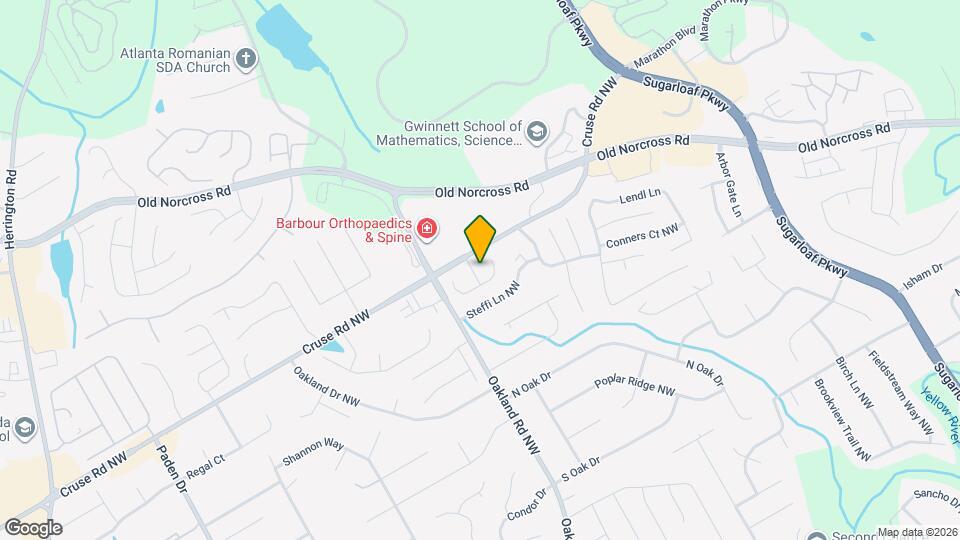 920 Glen Oaks Ln Map and Location Details