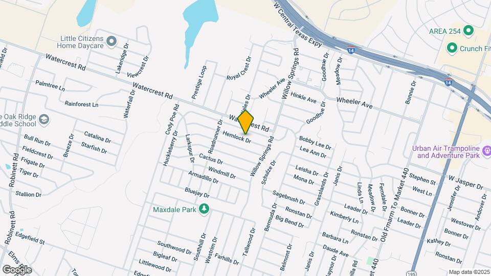 2401 Hemlock Dr Map and Location Details