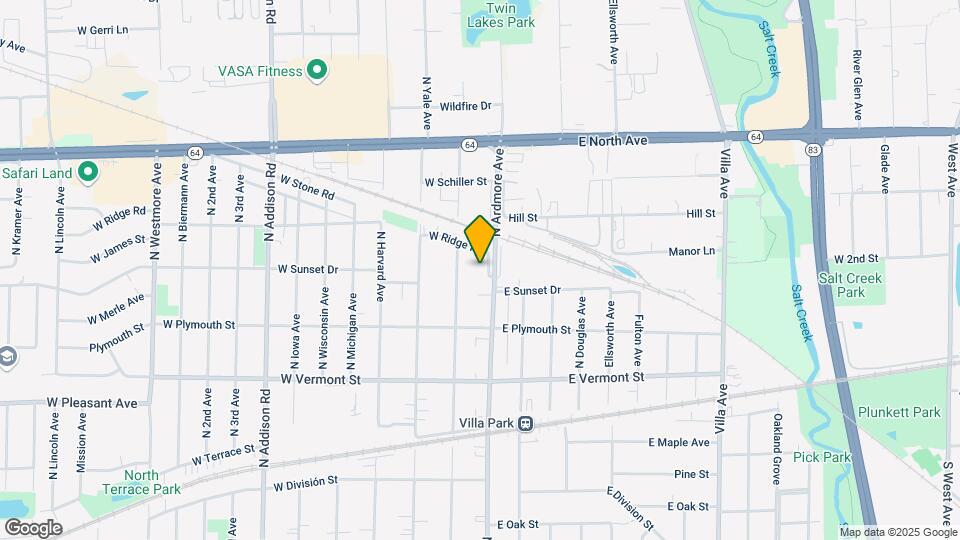 604 N Ardmore Ave Map and Location Details