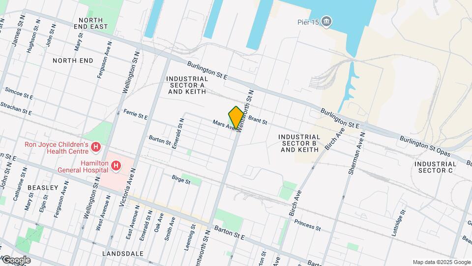 453 Wentworth St N Map and Location Details
