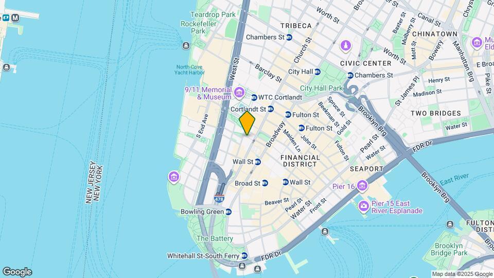 125 Greenwich St Mapa y Detalles de la Ubicación