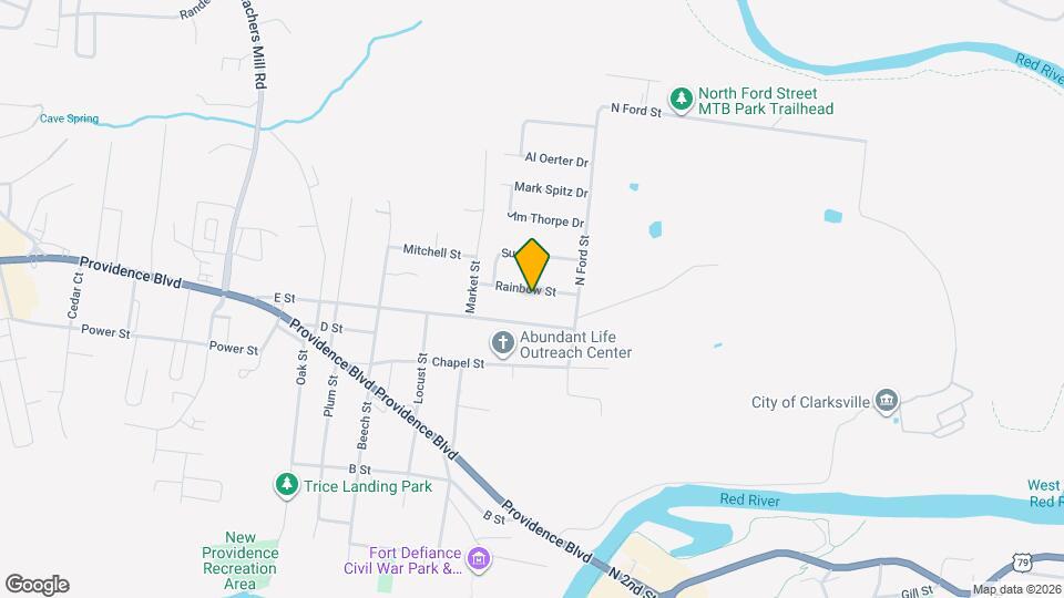 110 Rainbow St Map and Location Details