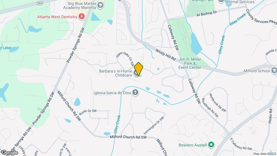 1445 Glynn Oaks Dr SW Map and Location Details