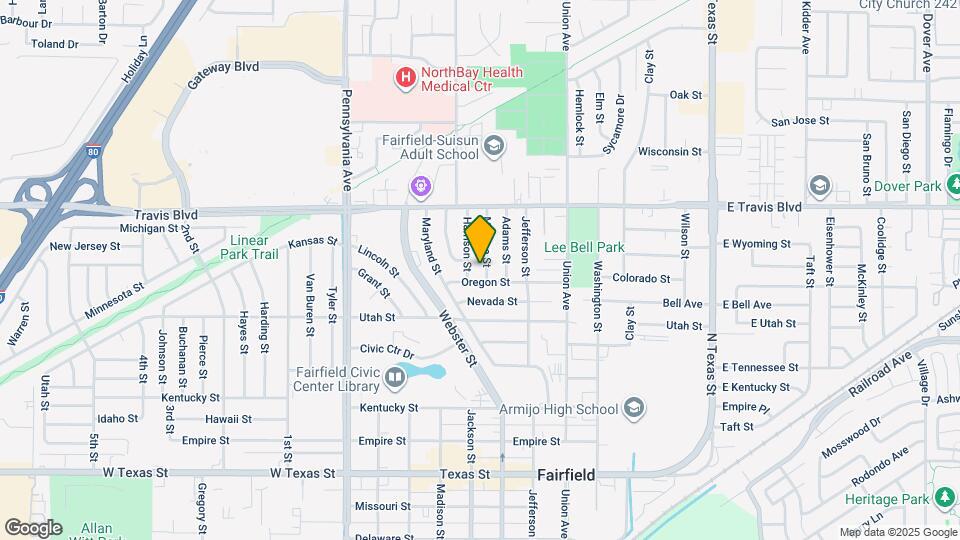1321 Monroe St Map and Location Details