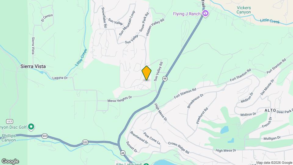 120 Alto Alps Rd Map and Location Details