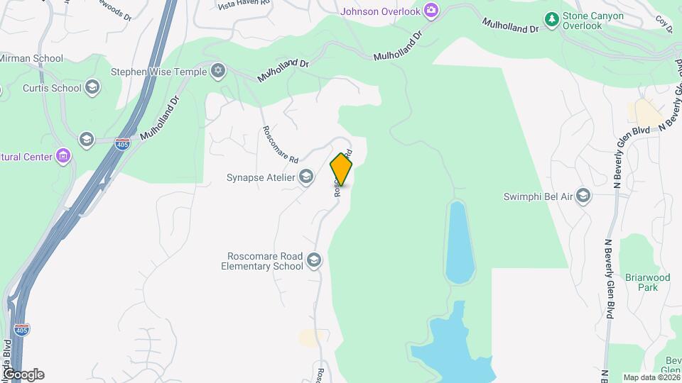 2536 Roscomare Rd Map and Location Details