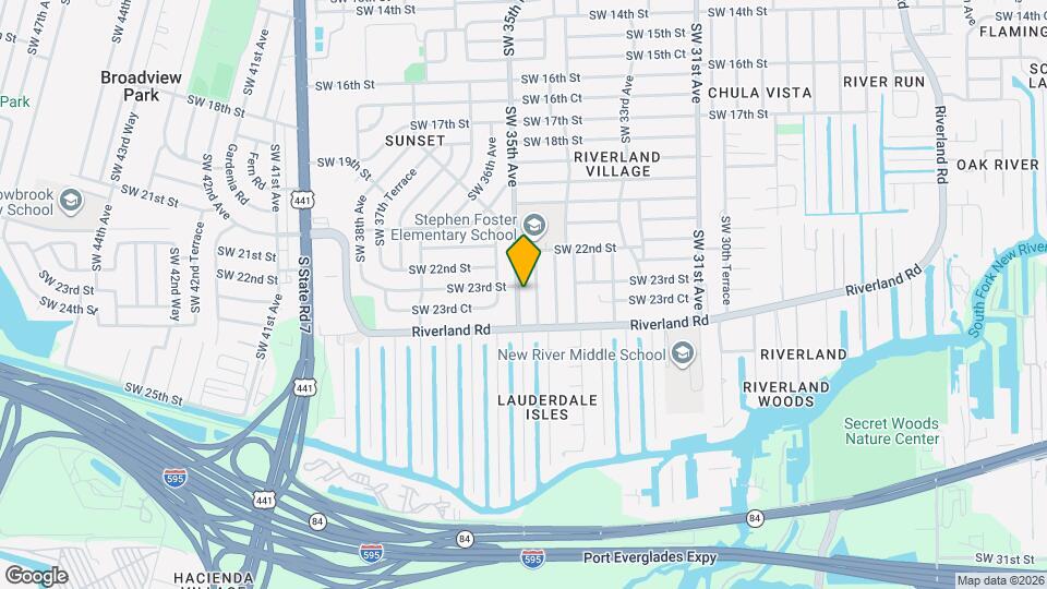 2316 SW 35th Ave Map and Location Details