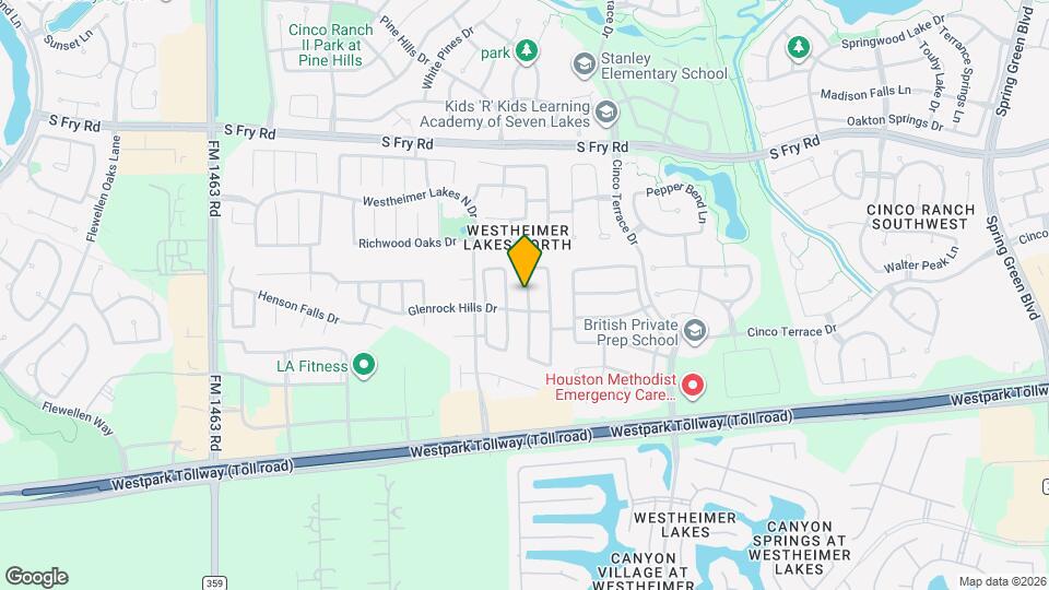 6334 Richland Hills Dr Map and Location Details