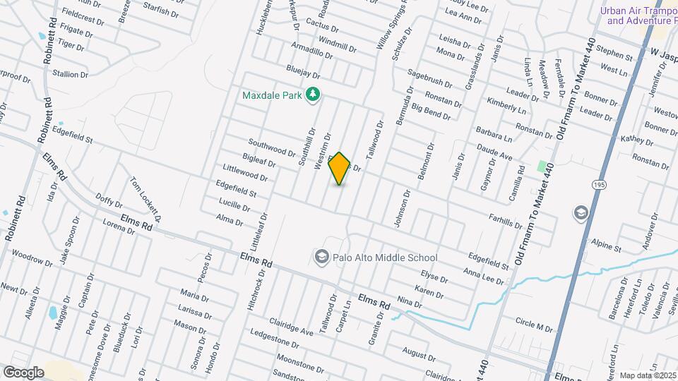 3313 Sungate Dr Map and Location Details