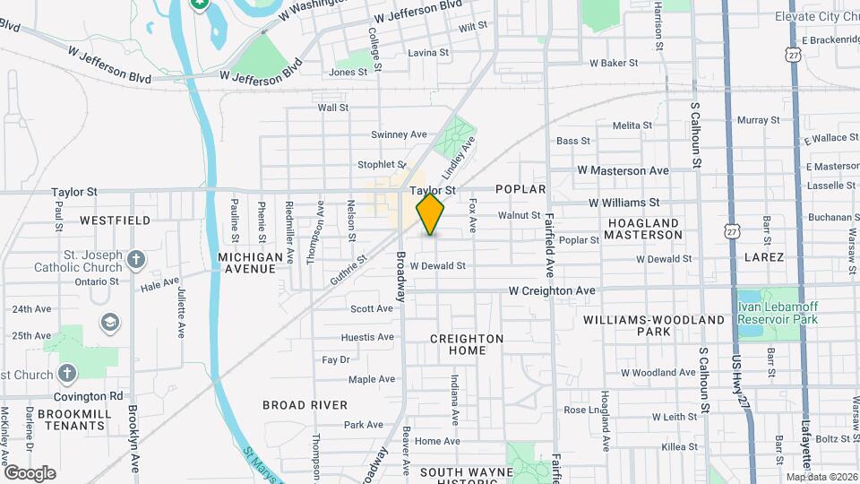 2136 Miner St Map and Location Details