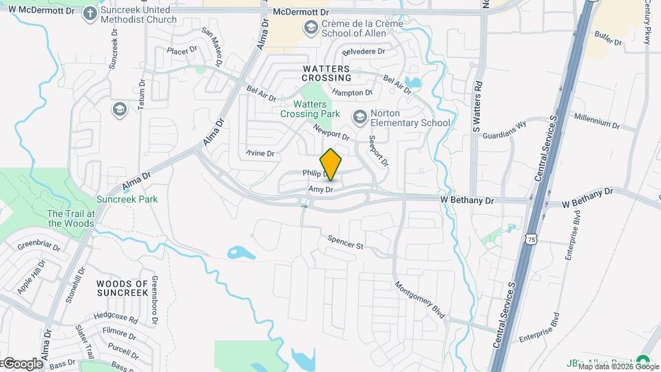 1138 Amy Dr Map and Location Details