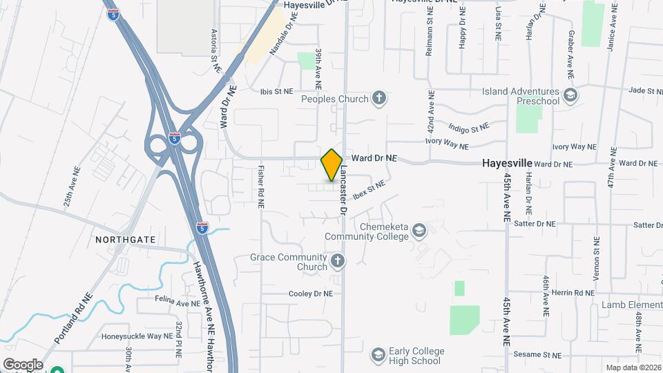 3924 Iberis St NE Map and Location Details