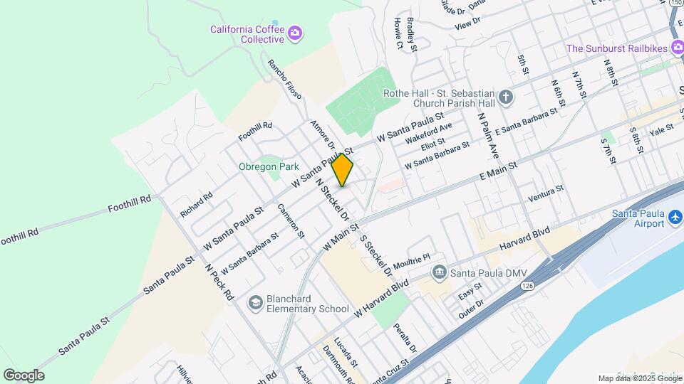 440 W Santa Barbara St Map and Location Details