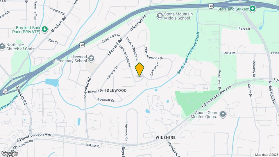 4254 Burleigh Dr Map and Location Details